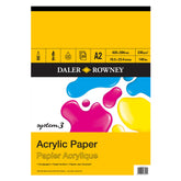 Daler Rowney System 3 Acrylic Pad 20sht 230g A2 - Al Masam Stationery LLC